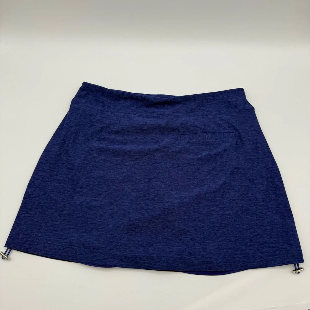 PGA TOUR Women's Golf Skort Small navy blue stretch pull on Athletic Performance